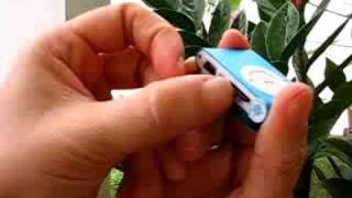 How to insert Micro SD card to MP3 Player [upl. by Askari]