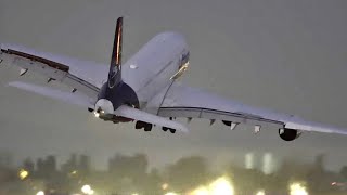 A380 Hits Wake Turbulence On Takeoff [upl. by Jacie57]