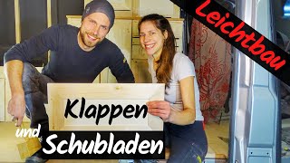 CAMPER AUSBAU  Leichtbau Klappen und Schubladen für den Camper Selbstausbau [upl. by Rozina865]