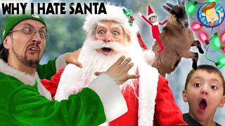 WHY I DONT LIKE SANTA amp our GOATS are going Crazy FV Family Buddy the Elf Vlog [upl. by Riti]