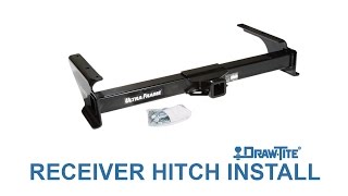 Draw•Tite®  How To Install A Receiver Trailer Hitch [upl. by Werdma]