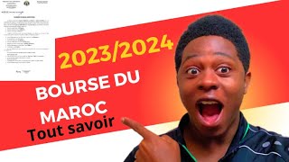 Bourse d’étude marocaine 20232024 baccalauréatcycle licencemasterdoctorat [upl. by Eisenberg828]