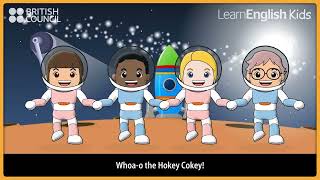 The Hokey Cokey  Fun Childrens Song for ESL Learners  British Council [upl. by Roel]