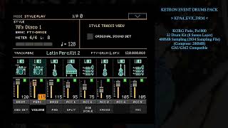 KETRON Event Drums KORG Pa4x  KPA4EVXDRM [upl. by Kape916]