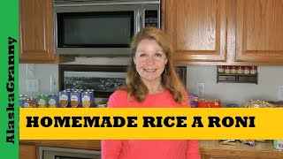 Homemade Rice a Roni Prepper Pantry Recipes Make Your Own Mixes Meals In A Jar [upl. by Norven656]