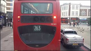 FULL ROUTE VISUAL  London Bus Route 43  London Bridge to Friern Barnet  VW1289 LK12APF [upl. by Rothschild]