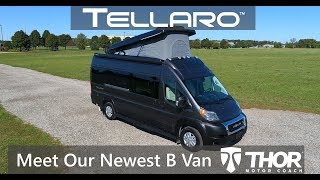 LIVE Walk Through Of The All NEW Tellaro™ B Van From Thor Motor Coach [upl. by Llevad78]