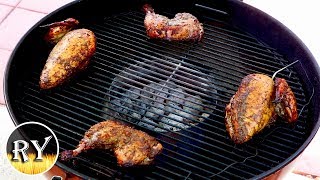 Total Jerk Chicken Grilled On The Weber Kettle [upl. by Alveta714]