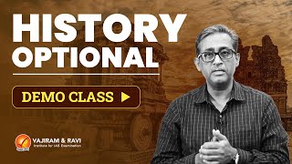 History Optional Demo Class  Vajiram and Ravi [upl. by Eillehs]