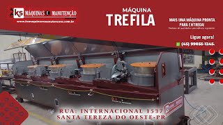 Conheça a Máquina de Trefila da KS Máquinas [upl. by Yrrek622]