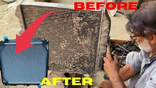 How to Restore and Clean a Truck Radiator  Detailed Process  Pakistani Truck [upl. by Chiquita]