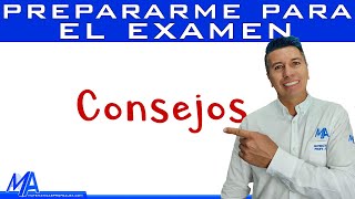 Consejos para prepararte para tu examen de admisión [upl. by Gerome]