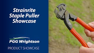 Strainrite Staple Puller Pliers Showcase  PGG Wrightson [upl. by Llehcor]