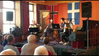 Craig Mcfadyen quartet in Shetland Accordion and fiddle festival 2016 jigs [upl. by Atiuqcaj]