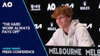 Jannik Sinner Press Conference  Australian Open 2024 Semifinal [upl. by Fogg]