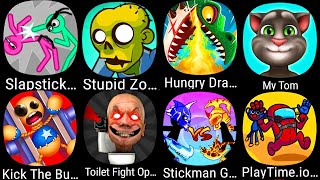 Slapstick FighterStupid ZombiesHungry DragoonMy TomKick The BuddyToilet FightStickman Giant [upl. by Magan710]