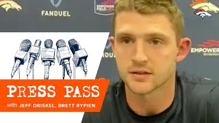 Jeff Driskel Brett Rypien meet the media following loss to the Buccaneers [upl. by Eirak]