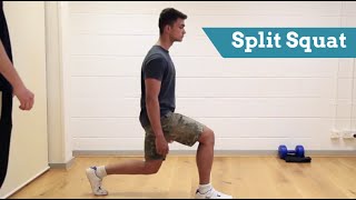 How to do the perfect SPLIT SQUAT technique and common mistakes [upl. by Livvyy]