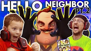 WE SCARED OUR BLIND NEIGHBOR FGTEEV Scary Hello Neighbor Horror Game Part 2 Alpha 2 Update [upl. by Gahan]