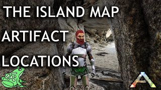 Every Artifact Cave Locations on The Island Ark Survival Evolved [upl. by Grewitz]