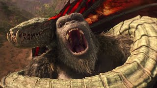 Godzilla vs Kong  Kong vs Warbat Hollow Earth Fight Scene l Clips HD [upl. by Bernardina585]