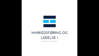 ML1 Segmentering og Målgrupper [upl. by Jabe993]