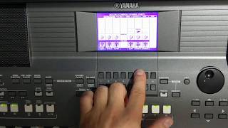 How to use Yamaha PSR as chord progression looper [upl. by Yoreel885]