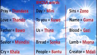 Learn to speak the Most Highs language Xhosa  Part 1 [upl. by Ecilayram]