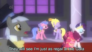 At the Gala  With Lyrics   My Little Pony  Friendship is Magic Song [upl. by Cimbura]