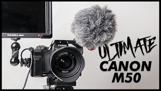 Best Canon M50 Setup  FeelWorld Master MA7 l Small Rig [upl. by Lynn]