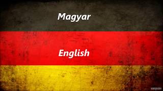 Németország Nemzeti Himnusz magyar szöveg  German National Anthem English lyrics [upl. by Kcired263]