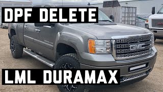 How to DPF delete on LML Duramax and remove DEF tank [upl. by Atsyrc594]