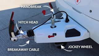 HITCHING AN ALKO 20043004 HITCH AND STABILIZER  How to guide [upl. by Razid]