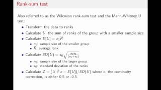 Rank Sum Test [upl. by Nayllij]