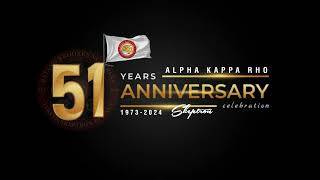 TEASER  ALPHA KAPPA RHO 51ST ANNIVERSARY Prod Keman [upl. by Tima]