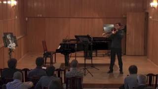 quotBastaquot for solo Trombone Folke Rabe Gerard Costes trombone [upl. by Grieve]