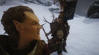 Valfar vs 8 Thalmor Justiciar  Skyrim [upl. by Ecinerev227]