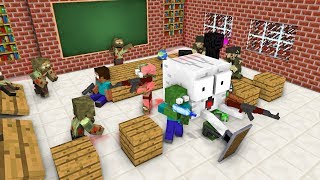 Monster School SEASON 4 ALL BEST EPISODES  Minecraft Animations [upl. by Branden]