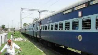 2621 Tamil Nadu Express crossing TVC Rajdhani [upl. by Adaval446]