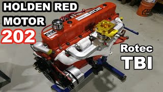 Holden 202 Restoration with Rotec TBI fuel System [upl. by Noreg]