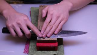 如何正確地使用磨刀石 基礎班 Knife Sharpening 101 [upl. by Ennayllek]