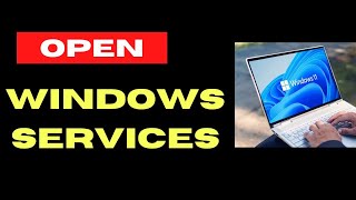 Open Windows Services Manager on Windows 11  10 [upl. by Merete]