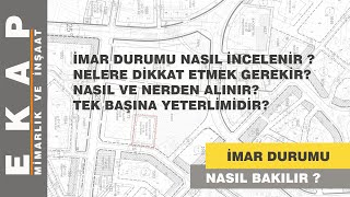 İMAR DURUMU Nasıl incelenir Nereden alınır 7 ayrı örnekle inceleme imar durumu okuma [upl. by Etty759]