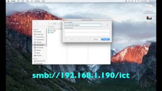 How To Connect To A Windows Shared Folder On A Mac [upl. by Concoff]