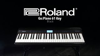 Roland GoPiano 61 Key Digital Piano Black  Gear4music demo [upl. by Arhaz196]