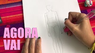 COMO DESENHAR CORPO FEMININO  Nath Araújo [upl. by Annawad261]