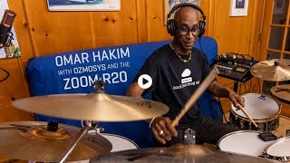 Omar Hakim and the Zoom R20 Multi Track Recorder [upl. by Sihunn165]