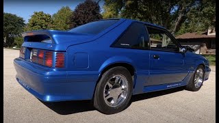 Vortech Supercharged 89 Mustang GT  Foxbody Review [upl. by Fabe]