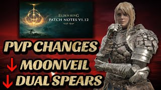 Elden Ring Patch 112 Nerfed Moonveil And Dual Wield Spears [upl. by Giliane]