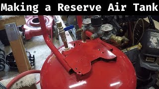 Making a Reserve Air Tank From a Dead Compressor [upl. by Myrtle]